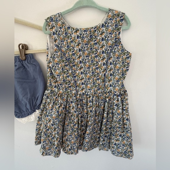 Girl August play set Charming Blue Floral Kids Matching Set - Picture 6 of 9